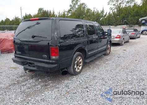 2004 Ford Excursion Limited z USA, uszkodzony, nr VIN 1FMNU42P84ED08324